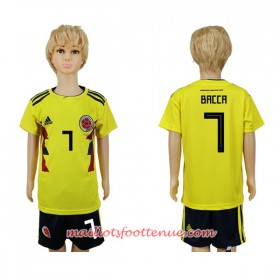 Maillot/Tenue Colombie Bacca 7 Enfant Domicile Coupe du monde 2018